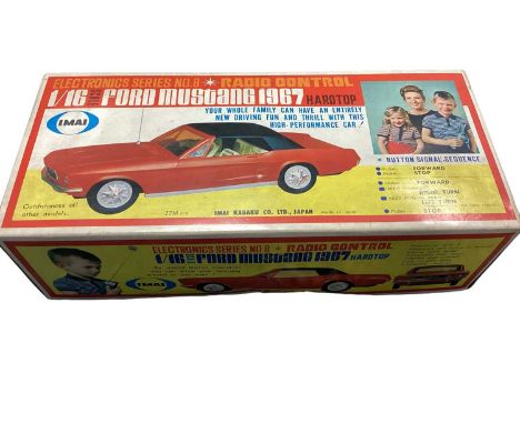 Imai Kagaku (c1984) Series No.8 1:16 Scale remote controlled 1967 Ford Mustang (Hard Top), boxed (1)