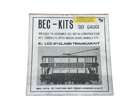 Railway unboxed selection of OO gauge items including locomotive &amp; tender, Marklin Electric, carriages plus BEC tram car 