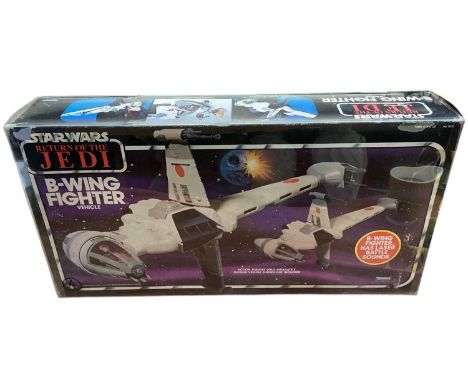 Kenner (c1984) Stars Wars Return of the Jedi B-Wing Fighter, original internal packaging &amp; documentation, boxed (worn to 