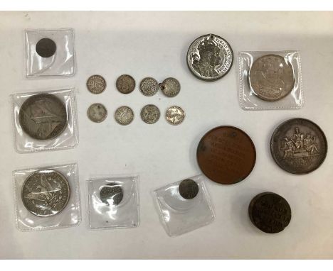 G.B. - Mixed coins &amp; medallions to include hammered silver Long Cross Penny Henry III class 3ab Huge on Wilton 1248-50 (N