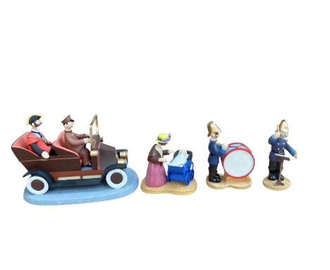 Collection of 12 Robert Harrop Camberwick Green figures - Captain Flack Conductor CG69, Pugh Clarinet CG70, Dibble Bass Drum 