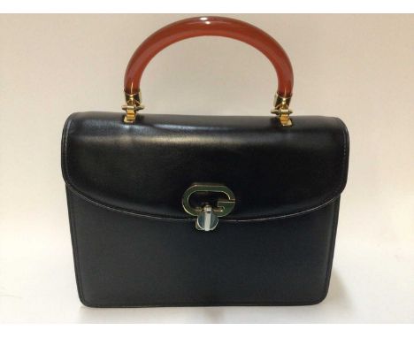 Vintage Gucci handbag stated to have been purchased in the Gucci Bond Street store in London, early 1970's in original Gucci 