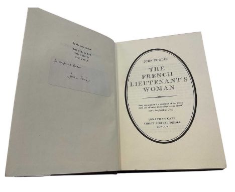 John Fowles - The French Lieutenant's Woman, 1969 first edition, with tipped in signature, dust jacket