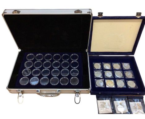 World - Mixed coinage to include Royal Mint G.B. brilliant uncirculated flat packs, U.S. proof year set 1968, sterling silver