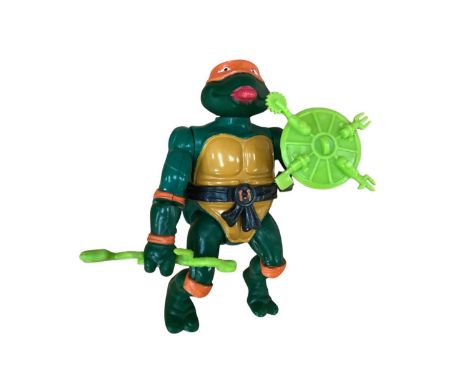 Playmates (1988-1989) Teenage Mutant Ninja Turtles loose 5" action figures Michael Angelo (x2), Donatello &amp; Raphael, plus