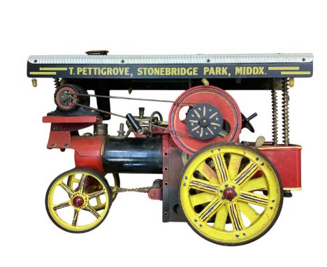 Wilesco live steam Showman's wagon and steam roller, both unboxed (2)