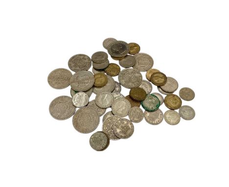 World - Mixed coins &amp; medallions to include silver Prussia 5 Mark commemorative 1901 GEF, German East Africa Rupee 1891 E
