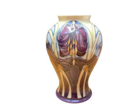 Moorcroft pottery limited edition vase, no. 26 of 50, by Emma Bossons, dated 2004, 16cm highVery good condition with no chips