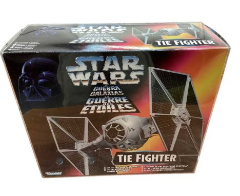 Kenner (c1995) Star Wars Tri Logo Tie Fighter No.69775 &amp; Imperial Speed Biker &amp; Biker Scout Endor 4" action figure No