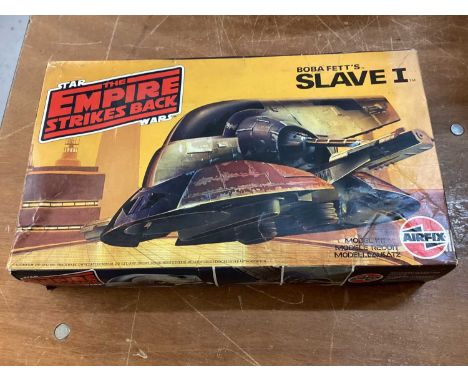 Airfix (c1982) Star Wars Empire Strikes Back Boda Fett's Slave I model kit, boxed No. 9 10178 (1)