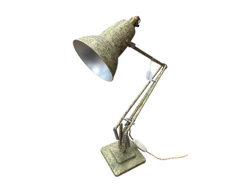 Vintage angle-poise lamp with marbled finish by Herbert Terry