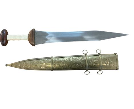 Reproduction Roman gladius sword with scabbard