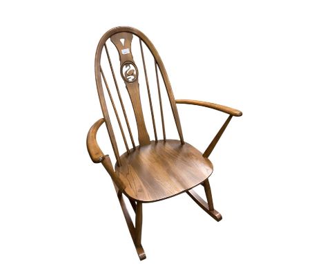 Ercol swan back rocking chair