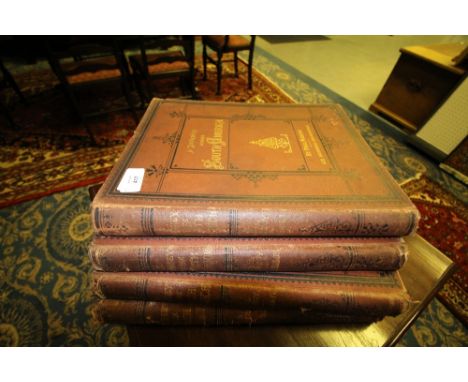 A Journey Across South America 1872-3 First Edition, 4 volume set, Paul Marcoy. Numerous illustrations and 10 (on 9 sheets) m