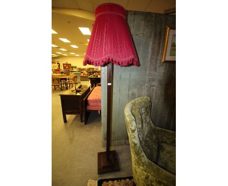 Art Deco standing lamp with shade