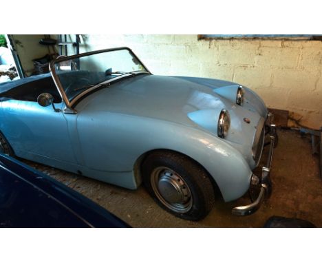 From a deceased estateBarn find conditionThe 1960 Austin Healey Frogeye Sprite is a charming British sportscar with a distinc