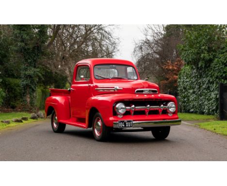 The 1952 Ford F-1 Pick-up is a standout in the history of American trucks, combining rugged utility with a touch of post-war 