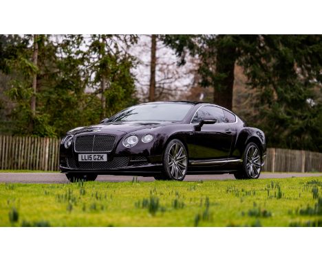 Comprehensive service historyImmaculately presented in rare Black Velvet metallicMulliner Driving SpecificationThe 2015 Bentl