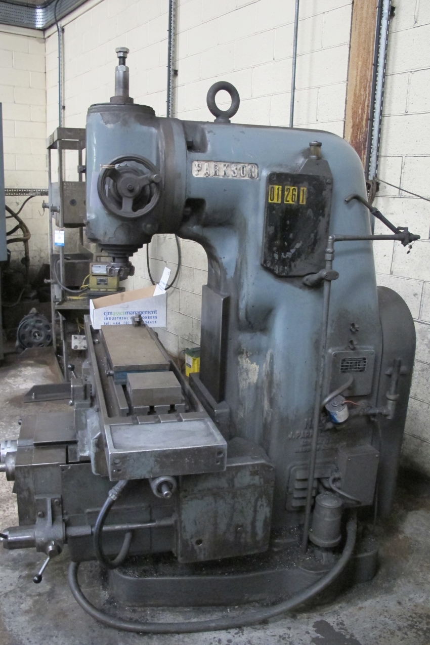 hydraulic press risk assessment Selter   N°2V x Parkson Milling * Machine 600 c/w 120 Vertical Lot