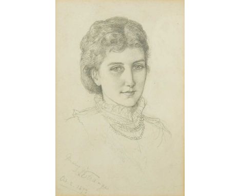 Marion Margaret Violet Manners, Duchess of Rutland (1856-1937)  Portrait of Mary L'Estrange, Countess of Erroll (1849-1934); 