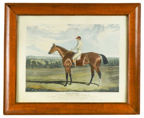 Charles Hunt (1803-1877) after J F Herring Spaniel, winner of the Derby Stakes, Epsom, 1831 aquatint40.5 x 50.5cmtogether wit