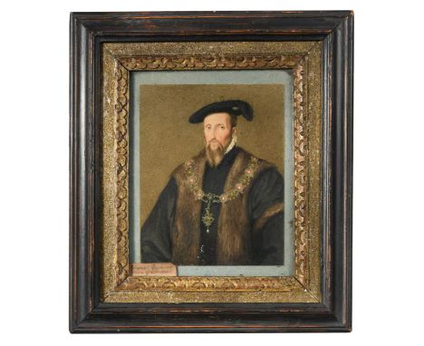 Attributed to William Hilton RA (1786-1839) Portrait of Edward Seymour, 1st Duke of Somerset (1500-1552)titled to label verso