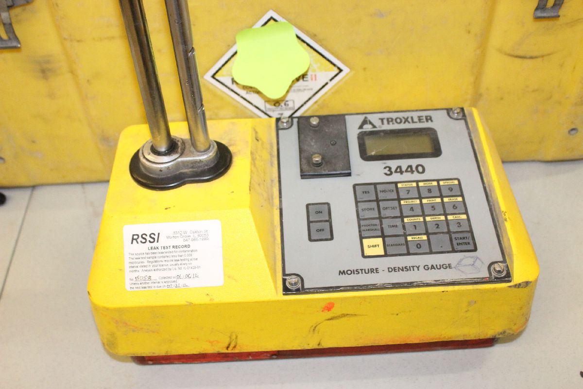 TROXLER MODEL 3440 NUCLEAR DENSITY GAUGES, S/N 15058