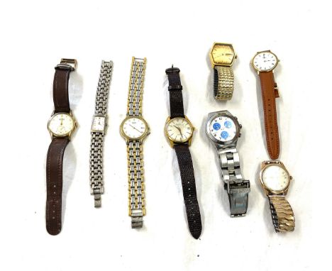 Vintage wristwatches untested to include Swatch, Chronograph, Roamer etc 