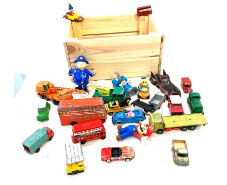Selection of vintage and later toy cars to include, Match box, Corgi etc 