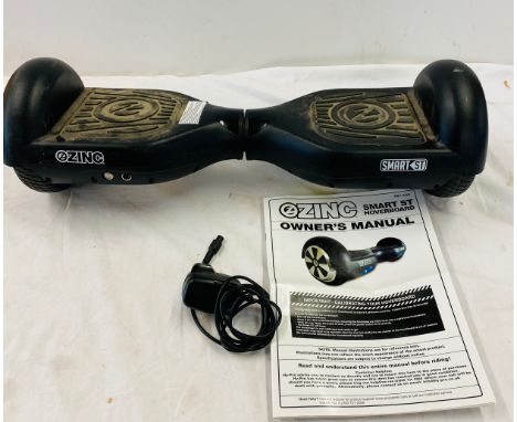 Zinc smart st hoverboard with charger and user's manual - untested 