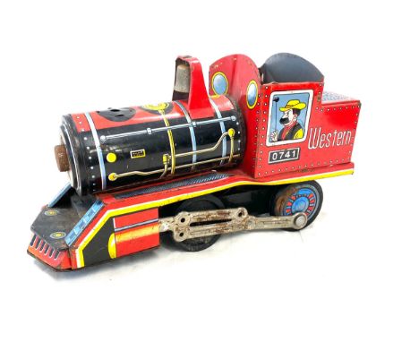 Daiya vintage tin train, approximate measurements: length 9 inches