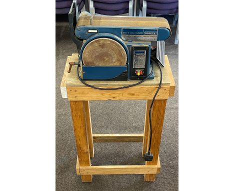 Draper 36" x 4" Belt and 8" Disc Sander Model BDS368, working order with instruction manual