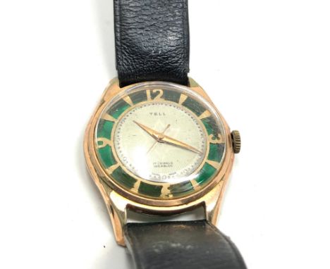 Vintage Tell wristwatch in working order but no warranty given 