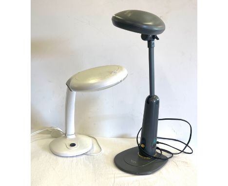 2 Angle poise light up desk lamps, working order