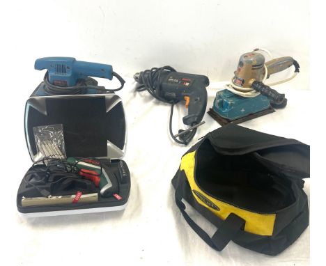 Bosch mini drill, Black and Decker sander, Bosch dril l240v, Ryobi sander, working order