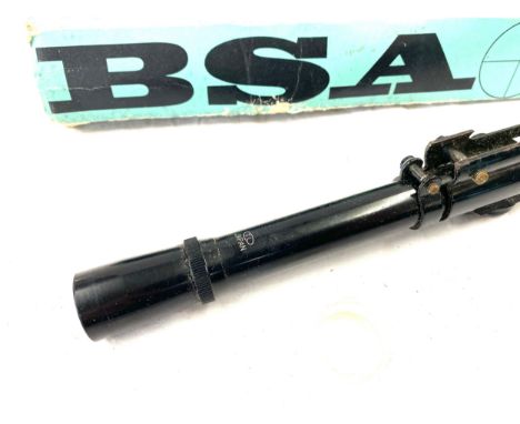 Set of vintage BSA mark 3 vintage scopes with original box