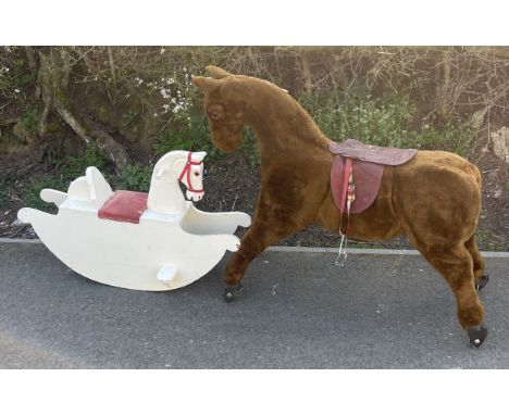 2 Vintage childrens rocking horses