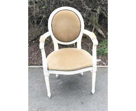 Carved Vintage carver hall chair 