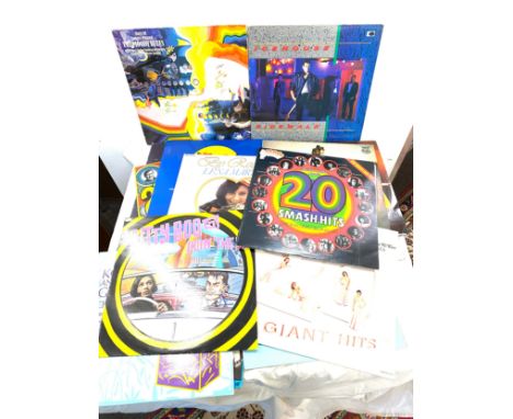 Selection of vintage records to include  The Nolans, Ice House etc 
