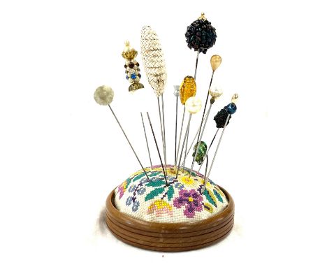 Selection of vintage hat pins 