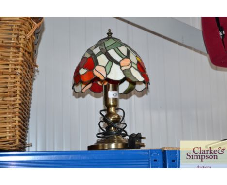 A Tiffany style lamp