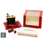 A Mamod SE1 Steam Engine live steam model, boxed.