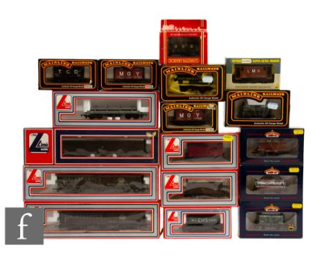 A collection of OO gauge rolling stock by Lima, Bachmann, Wrenn and similar, to include tank wagons, mineral wagons etc, all 