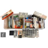 A collection of OO gauge accessories and items to include scenic accessories such as trees, a