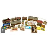 A collection of OO gauge model railway items, to include buildings, trees, kits etc.