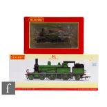 Two Hornby OO gauge DCC ready tank locomotives, R3335 4-4-2T LSWR green Adams Radial 488 and R3812