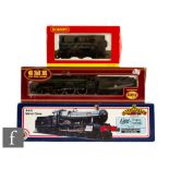 Three OO gauge locomotives, Bachmann 31-300 4-6-0 GWR green Manor Class 'Bradley Manor,' GMR 54125-5