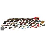 A collection of unboxed OO gauge model railways items by Hornby, Mainline and similar, to include
