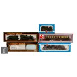 Five OO gauge locomotives by Mainline, Lima and Airfix, to include a 2-6-0 BR green 5322, all boxed.