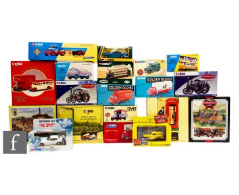 A collection of assorted Corgi diecast models, various scales, to include Corgi Classics, Golden Oldies, Vintage Glory, Limit
